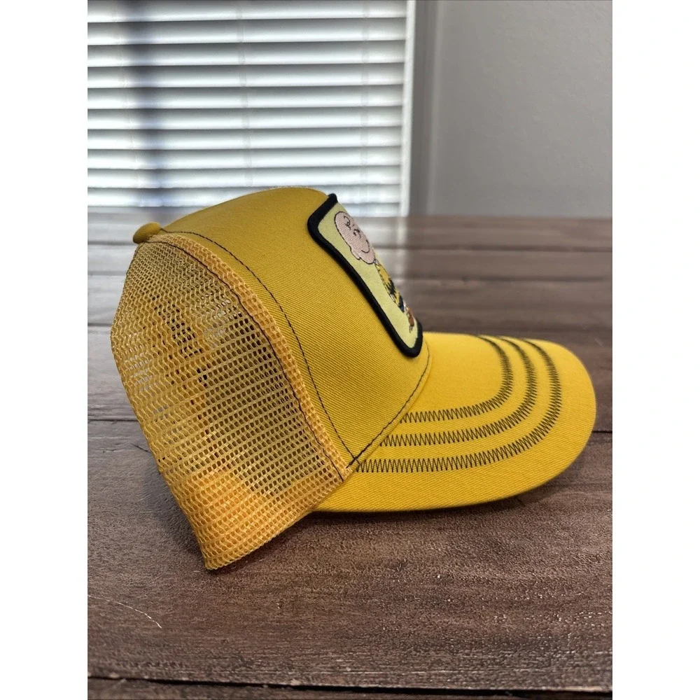 Peter‎ Grimm Peanuts Charlie Brown Yellow Fabric Mesh Hat 2024